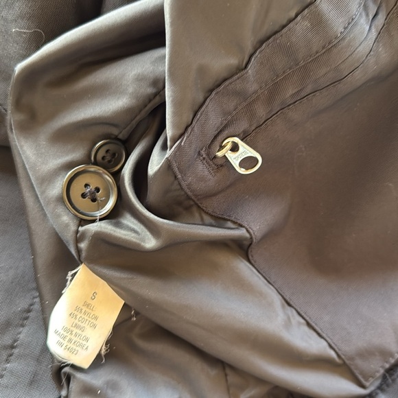 GAP Vintage Men's Black All Weather Jacket Button Up Interior/Exterior Pockets - Picture 11 of 13